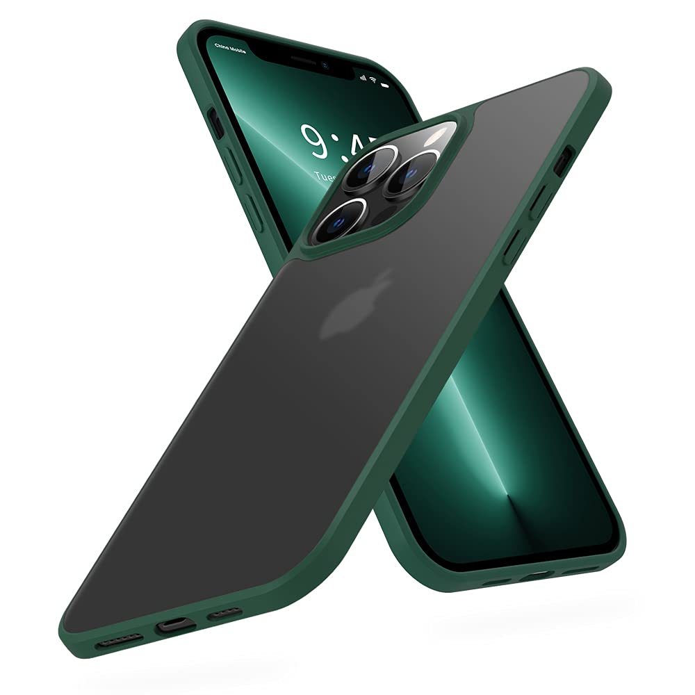 X-Level iPhone 13 Pro case Shockproof Matte Finsish case Military Grade Protection TPU Bumper High-strength translucent back Protective Cases for iPhone 13 Pro Cover