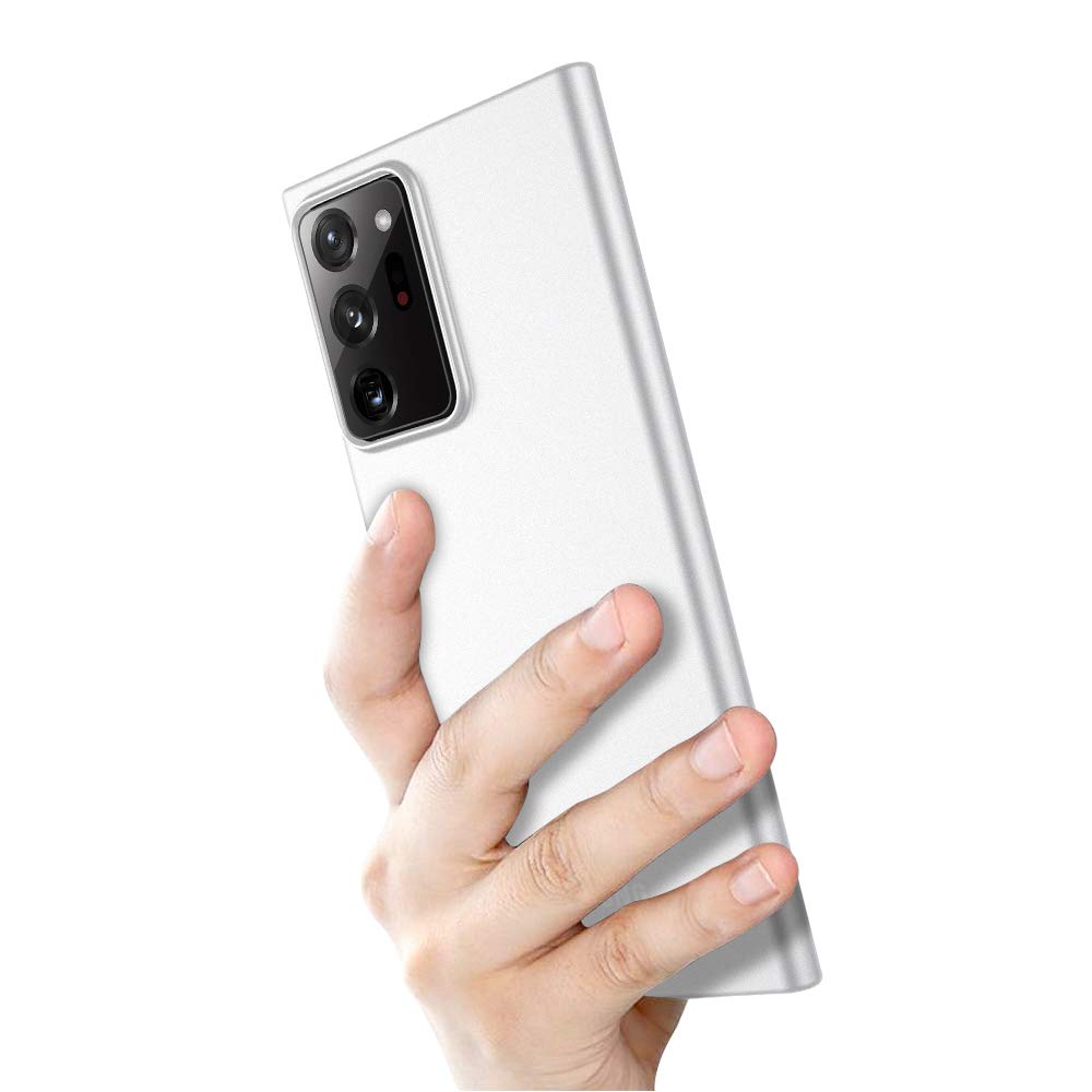 X-level Samsung Galaxy Note 20 Ultra Case, Ultra Slim 0.3mm Anti-Scratch Lightweight Protective Case, Anti-Fingerprint Hard Case Compatible with Samsung Galaxy Note 20 Ultra Case Cover - Matte white