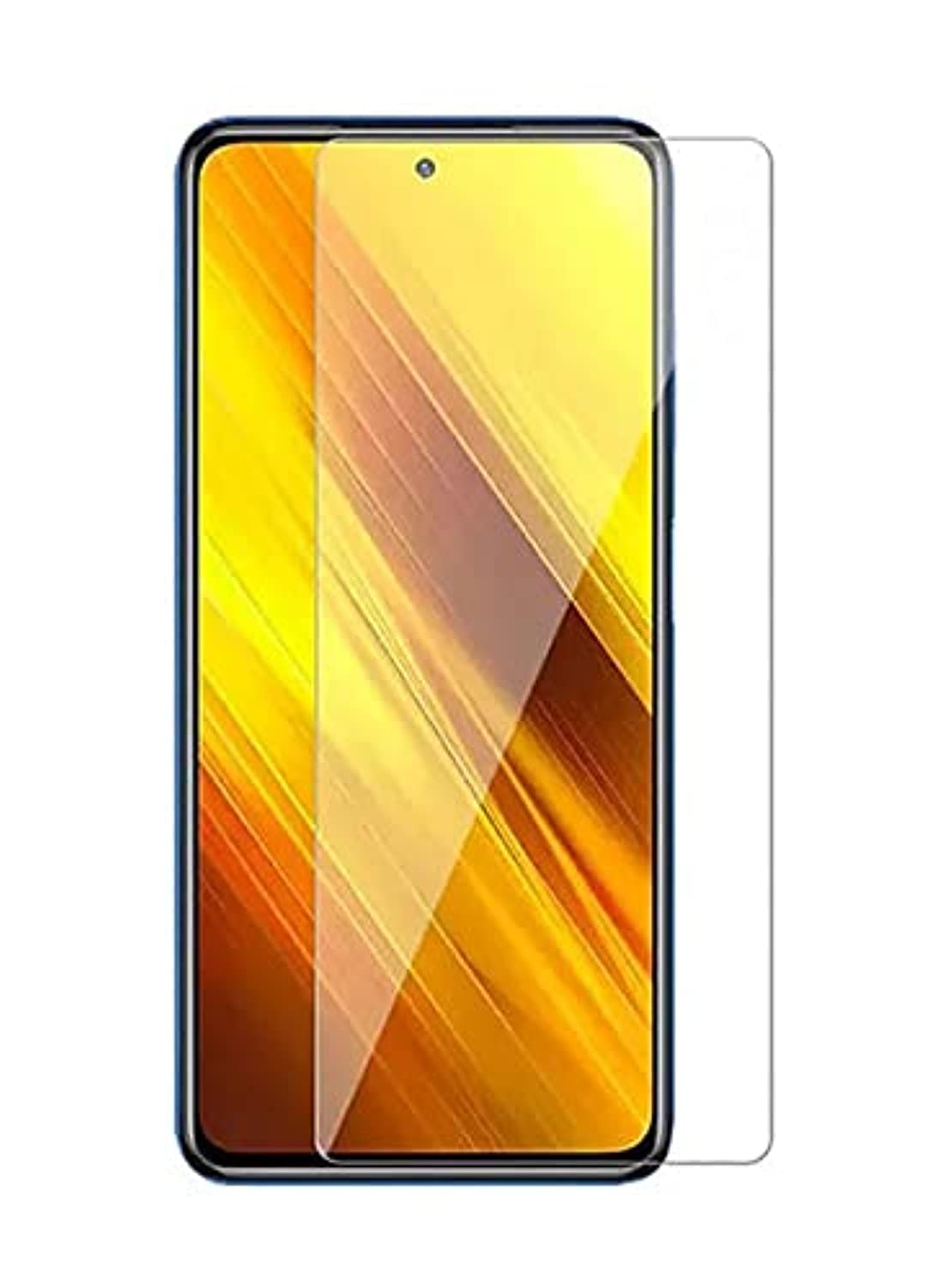 واقي شاشة من الزجاج المقوى لهاتف Xiaomi Poco X3 وX3 Pro وNFC
