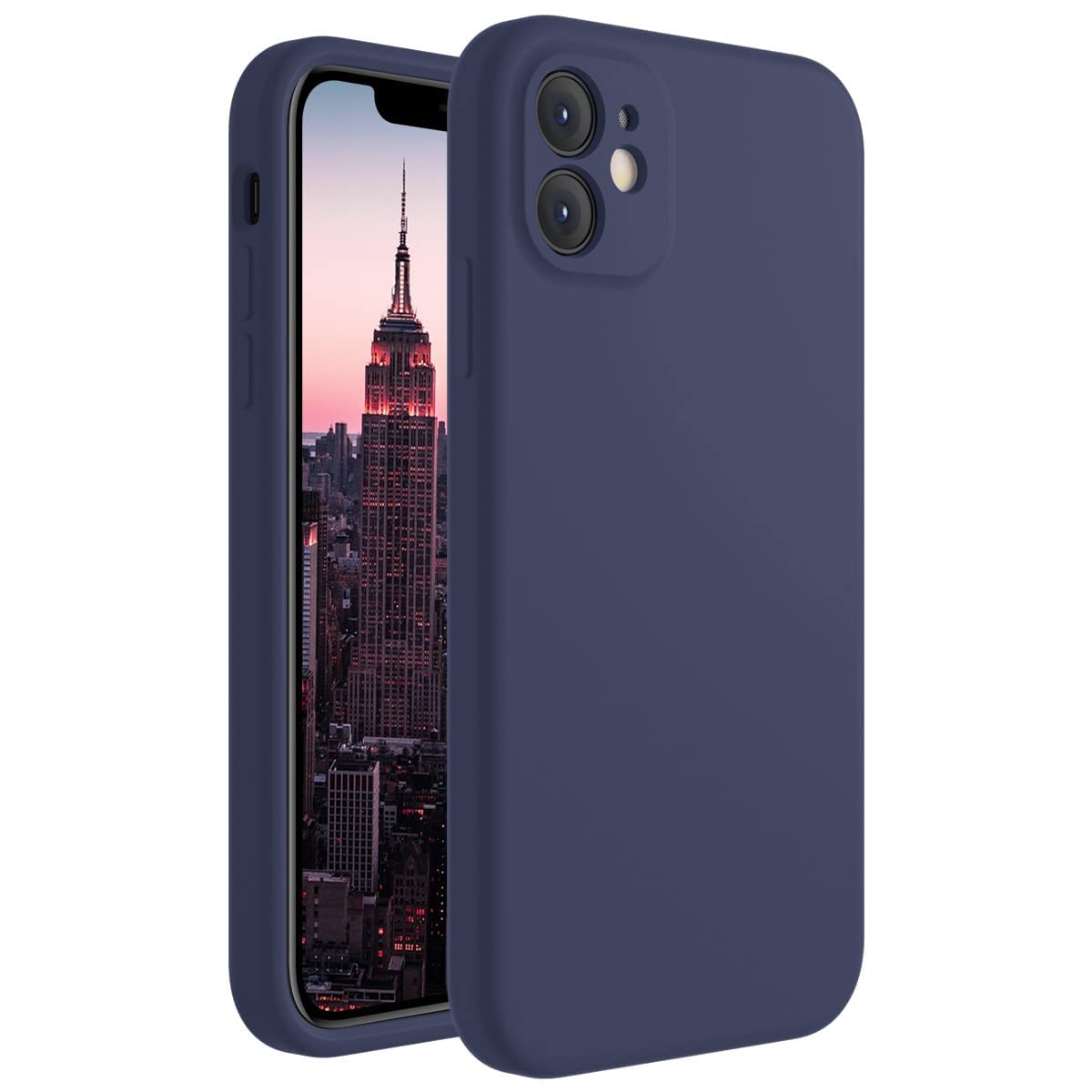 جراب هاتف Vizroyi iPhone 11 جراب هاتف 11 جراب هاتف Apple، [مضاد للسقوط ومضاد للصدمات] شفاف مقاوم للصدمات، جراب هاتف Apple غطاء واقٍ عصري، غلاف عالمي للرجال والنساء، أزرق