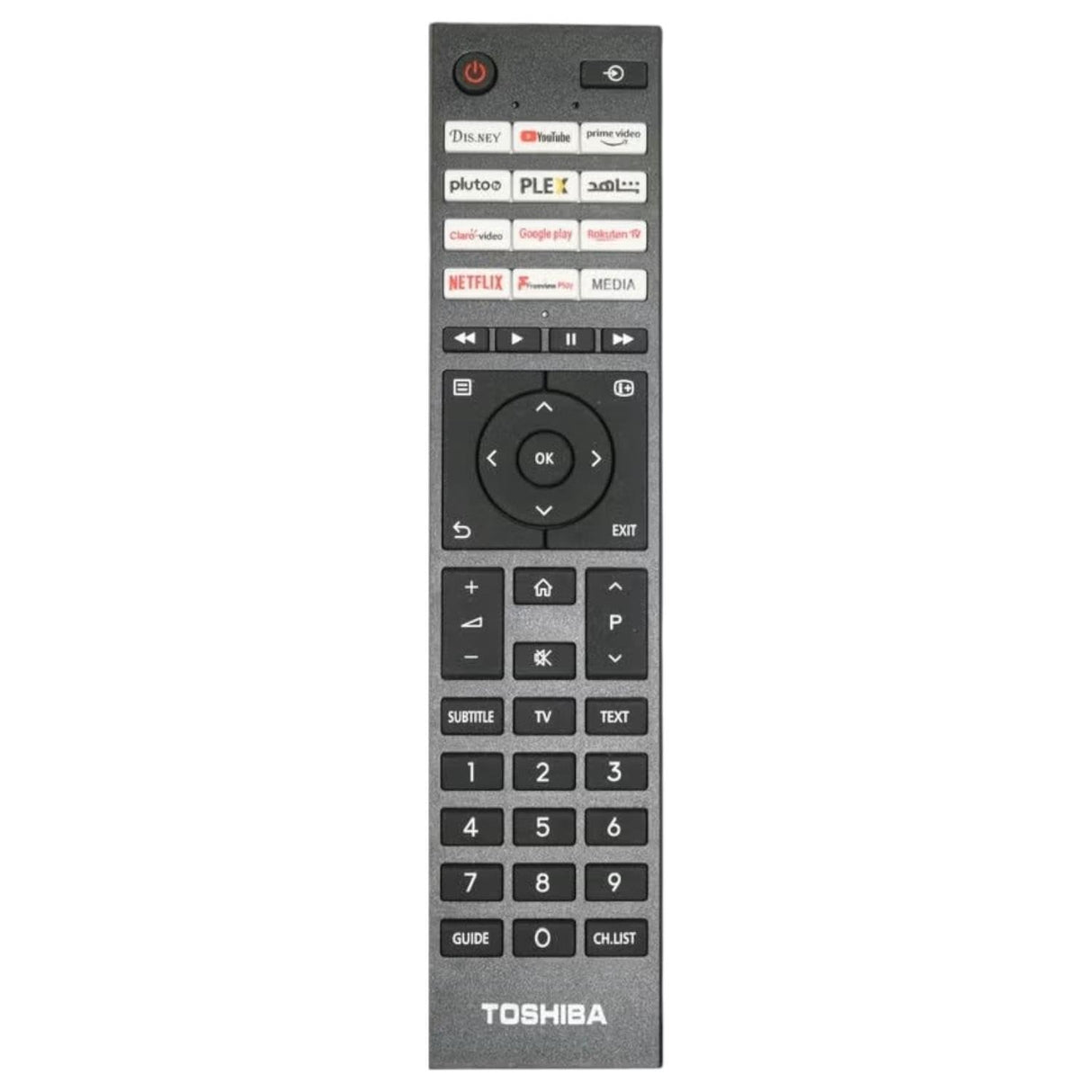 جهاز تحكم عن بعد بديل BURAQ CT-95074 لتلفزيون توشيبا الذكي LCD LED