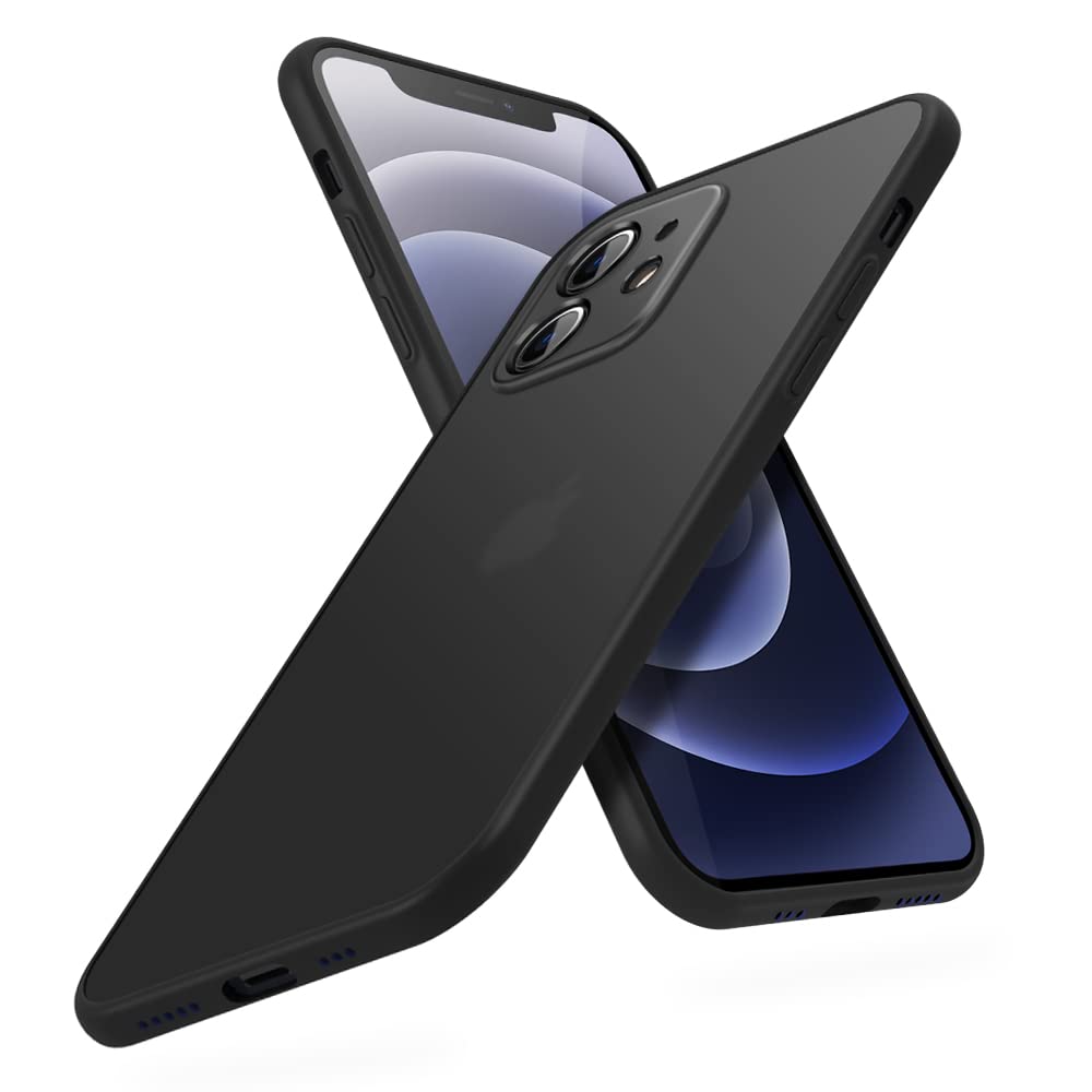 جراب X-level iPhone 12 Pro رفيع غير لامع بدرجة عسكرية، غطاء خلفي صلب واقٍ مع حافة ناعمة، جراب مقاوم للصدمات ومضاد للسقوط لهاتف iPhone 12 pro 6.1 بوصة (ليس لهاتف iPhone 12)