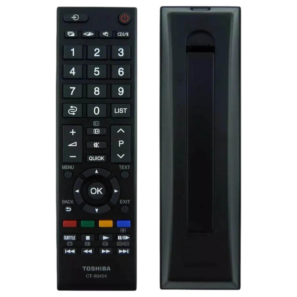 جهاز تحكم عن بُعد بديل من BURAQ CT-90454 لأجهزة تلفزيون Toshiba LCD LED الذكية 37AV616DB و40LV665DB و42AV635DB و42HL800A و42RV635DB