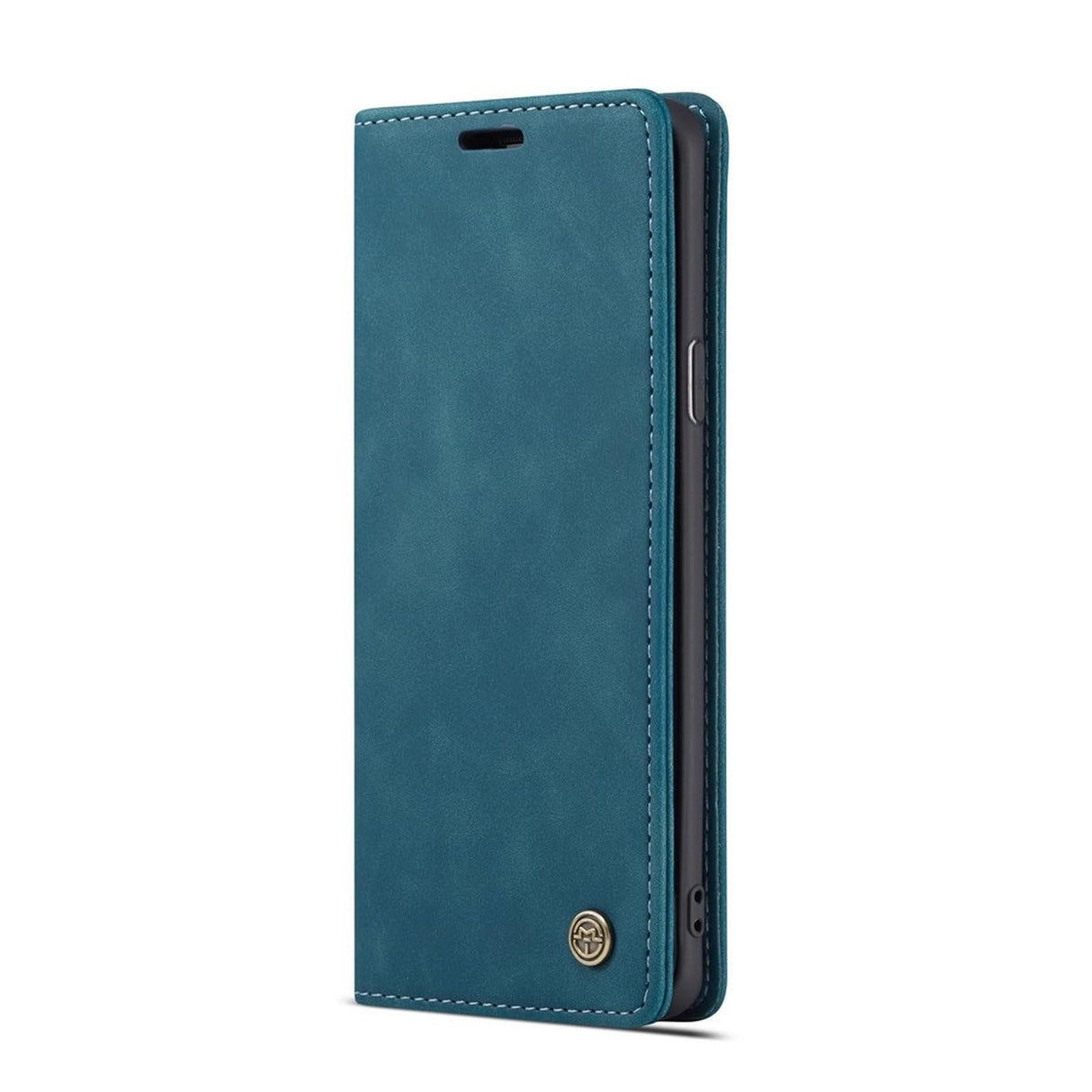 محفظة جلدية من UniqCase مزودة بحامل تلقائي الامتصاص لهاتف Samsung Galaxy S8 Plus G955 - أزرق وأخضر