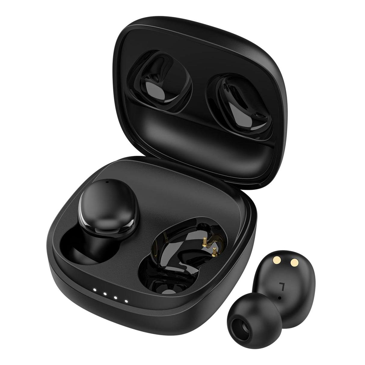 سماعات أذن لاسلكية TWS من سلسلة Fame من Totulife، لون أسود