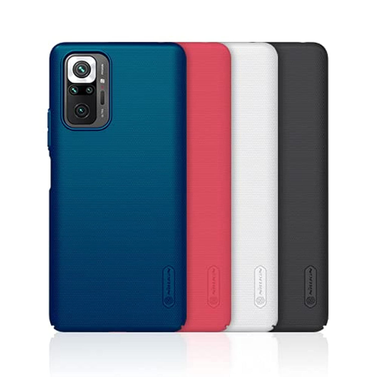 ALSAFWAH Nillkin Super Frosted Shield Back Hard Case for Redmi Note 10 Pro [6.67in, Black]