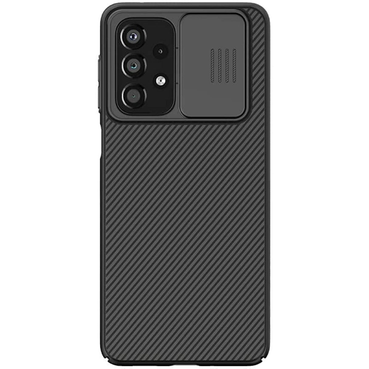 جراب AWH لهاتف Samsung Galaxy A33 5G، جراب CamShield Pro Slide Camera Cover - مقاوم للخدش - يحمي الخصوصية - جراب ذو ملمس رقيق لهاتف Samsung Galaxy A33 5G من AWH، (أسود)
