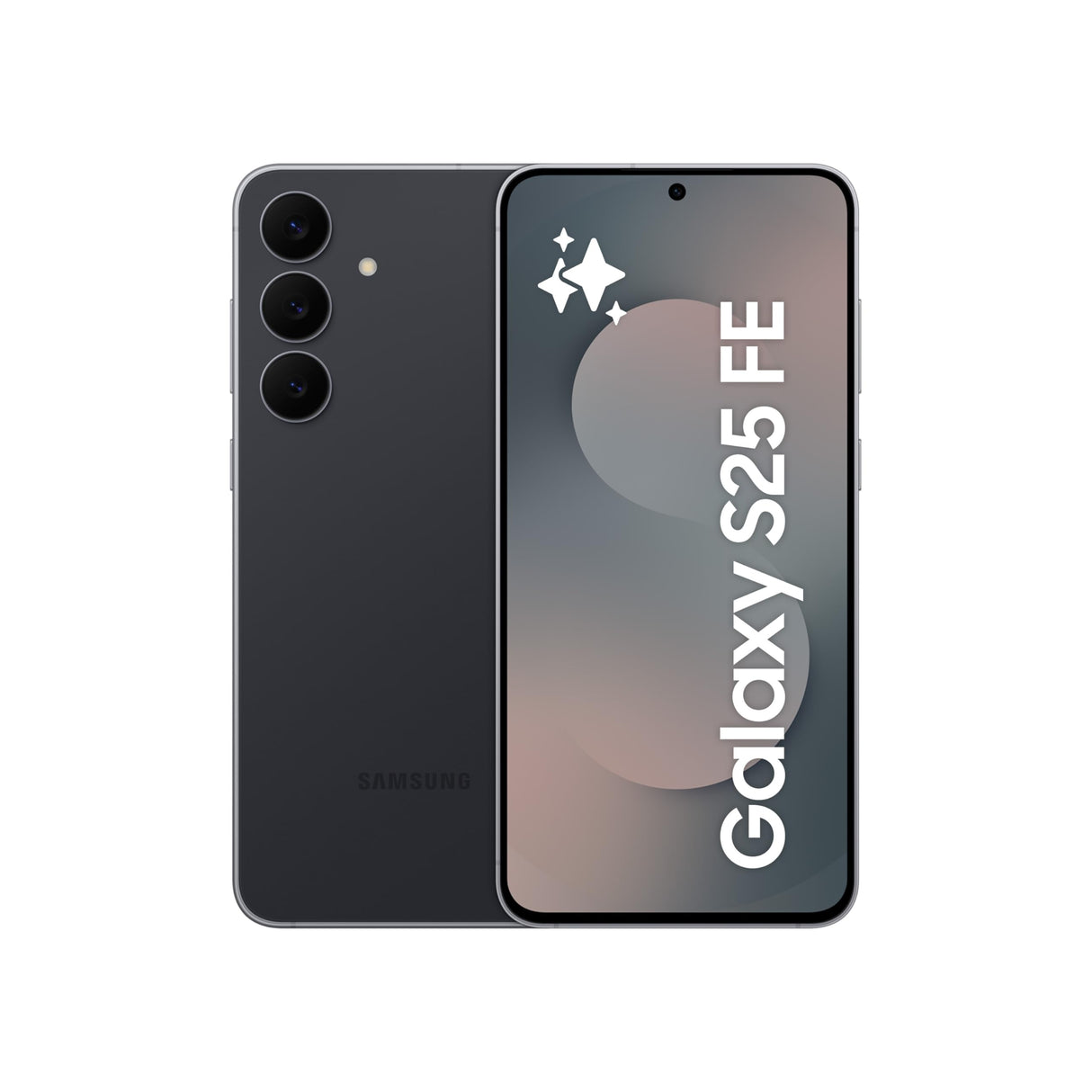 هاتف سامسونج جالاكسي S25 FE AI، لون أسود جيت، ذاكرة وصول عشوائي (RAM) سعة 8 جيجابايت، سعة تخزين 256 جيجابايت، كاميرا بدقة 50 ميجابكسل، شاشة 6.7 بوصة، تصميم نحيف وخفيف الوزن (إصدار الإمارات العربية المتحدة)