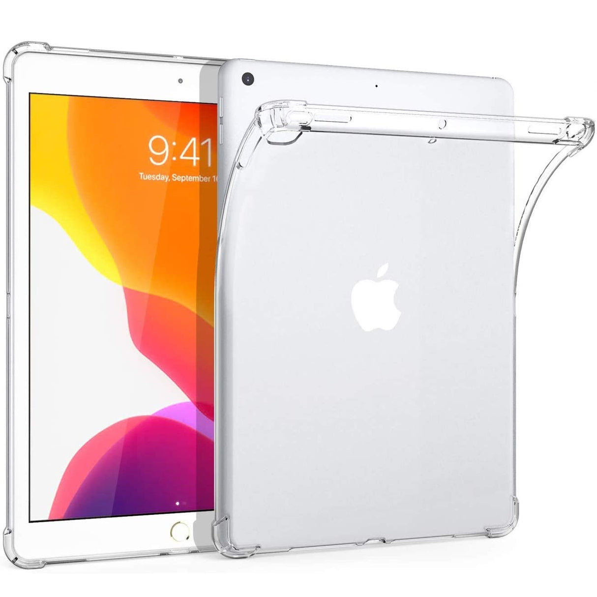 جراب Vultic [واقي شفاف] لجهاز iPad Air 5 (2022) / Air 4 (2020)، مقاوم للصدمات [زوايا معززة] غطاء شفاف خفيف الوزن من مادة TPU ناعمة ونحيفة