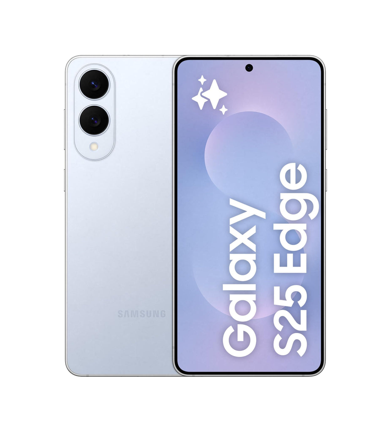 Samsung Galaxy S25 Edge AI Phone, 256GB Storage, 12GB RAM, Titanium Icyblue, Galaxy AI, Android Smartphone, 200MP Camera, Long Battery Life, 12 Months Prime Membership (UAE Version)