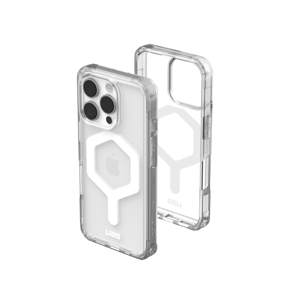 غطاء حماية UAG Plyo MagSafe من Urban Armor Gear متوافق مع iPhone 16 PRO [تم اختباره عند السقوط من ارتفاع 16 قدمًا] - ثلجي | أبيض