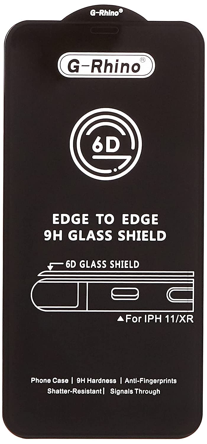 واقي شاشة 6D مقاوم للانفجار بتغطية كاملة من الزجاج المقوى لهاتف Iphone XS/Iphone X مقاس 5.8 بوصة مع إطار أسود، صندوق تعبئة آمن مستعمل