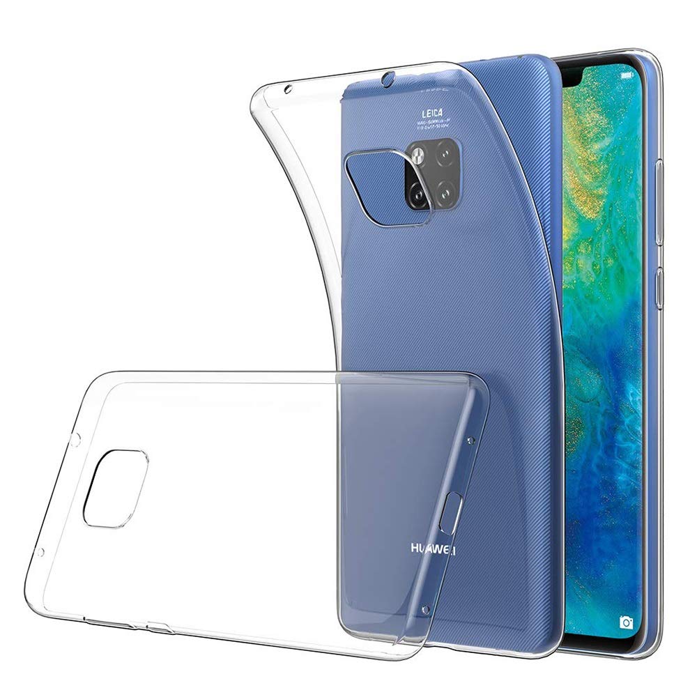 جراب Vultic Huawei Mate 20 Pro - غطاء خلفي شفاف واقٍ ناعم من مادة TPU [شفاف للغاية] لهاتف Huawei Mate 20 Pro (شفاف)