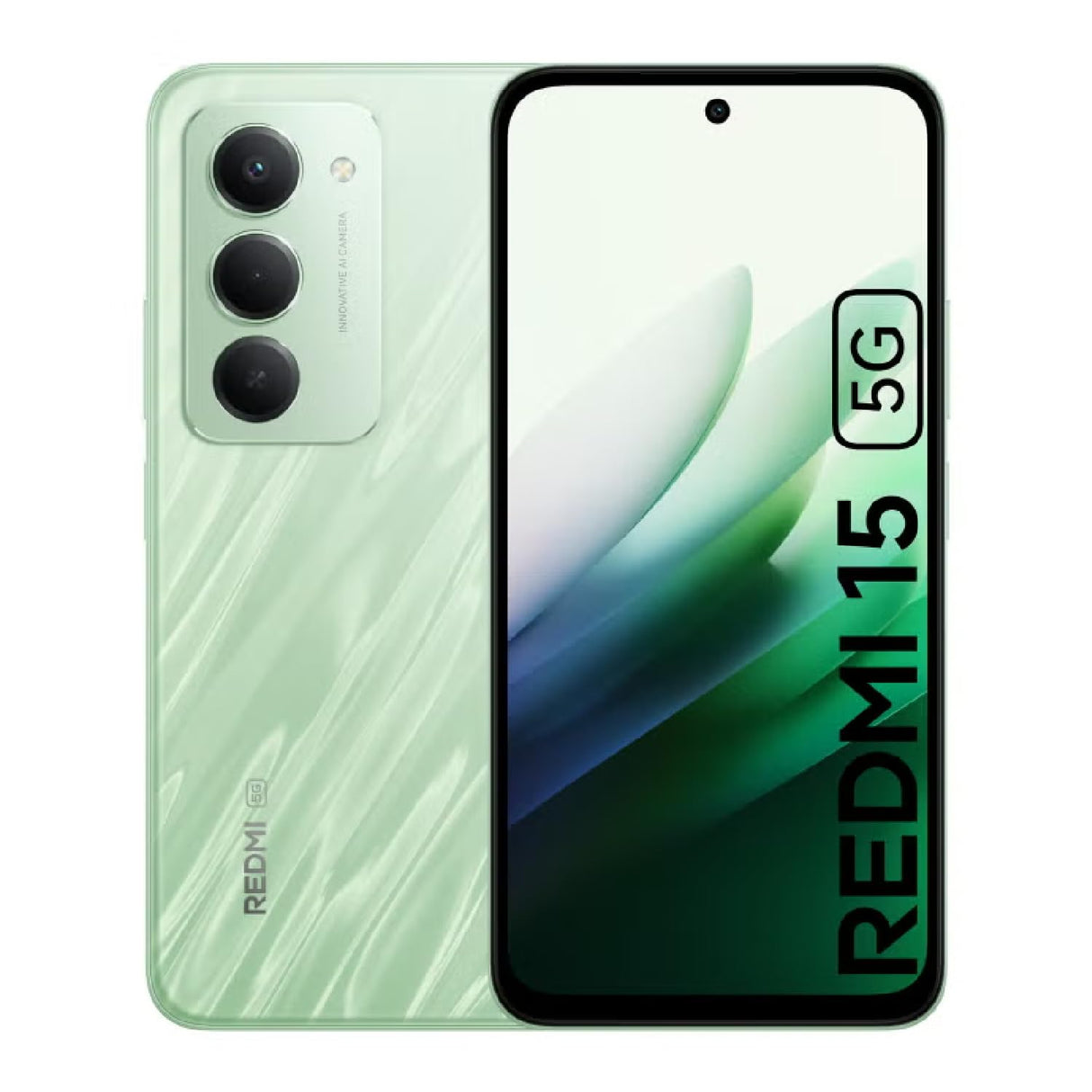 Redmi 15 5G ثنائي الشريحة 8 جيجابايت 256 جيجابايت ريبل جرين - النسخة العالمية