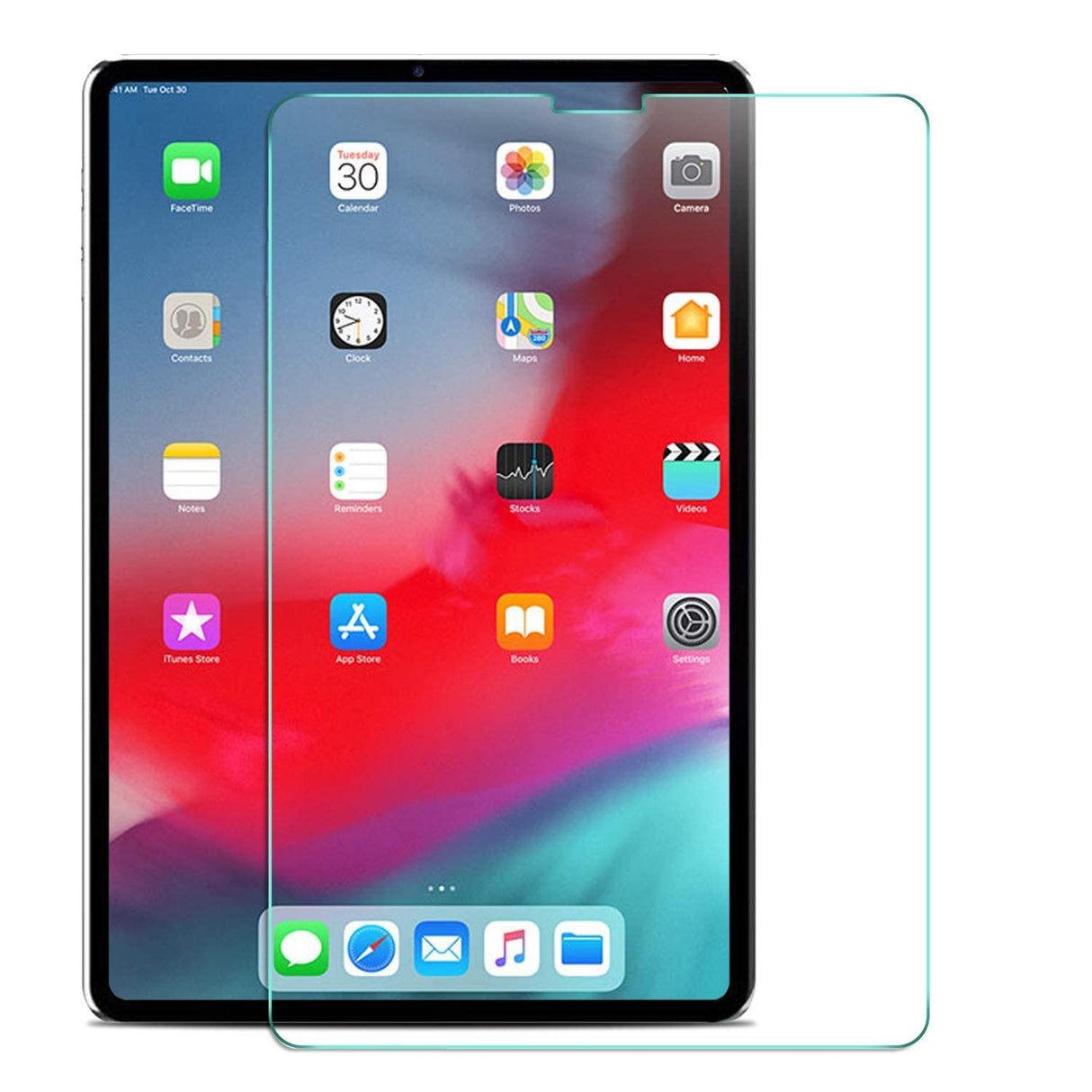 AWH Screen Protector for iPad Pro 11-Inch (2018 Release Edge to Edge Liquid Retina Display),Face ID Compatible, Tempered Glass Film