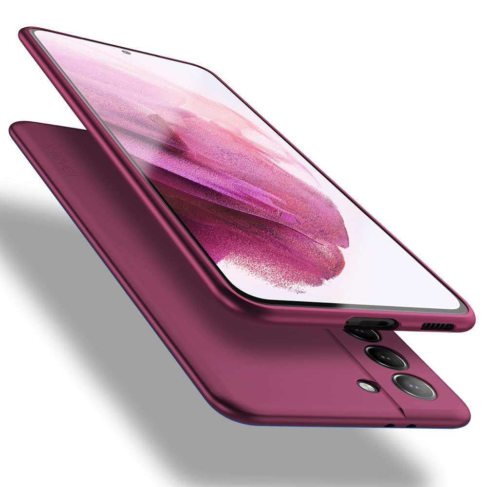 X-level Samsung Galaxy S21 Case Slim Fit Soft TPU Super Thin [Guardian Series] S21 Phone Back Cover Light Protective Matte Finish Coating Case Compatible Samsung S21