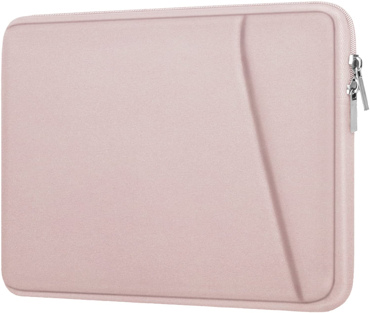 حقيبة كمبيوتر محمول من Askuko مقاس 14 بوصة، حقيبة حمل متينة مع غطاء واقٍ مقاوم للصدمات، حقيبة يد وحقيبة كمبيوتر محمول متوافقة مع أجهزة MacBook Air/Pro مقاس 14 بوصة من HP وAsus وLenovo Notebook PC، لون وردي