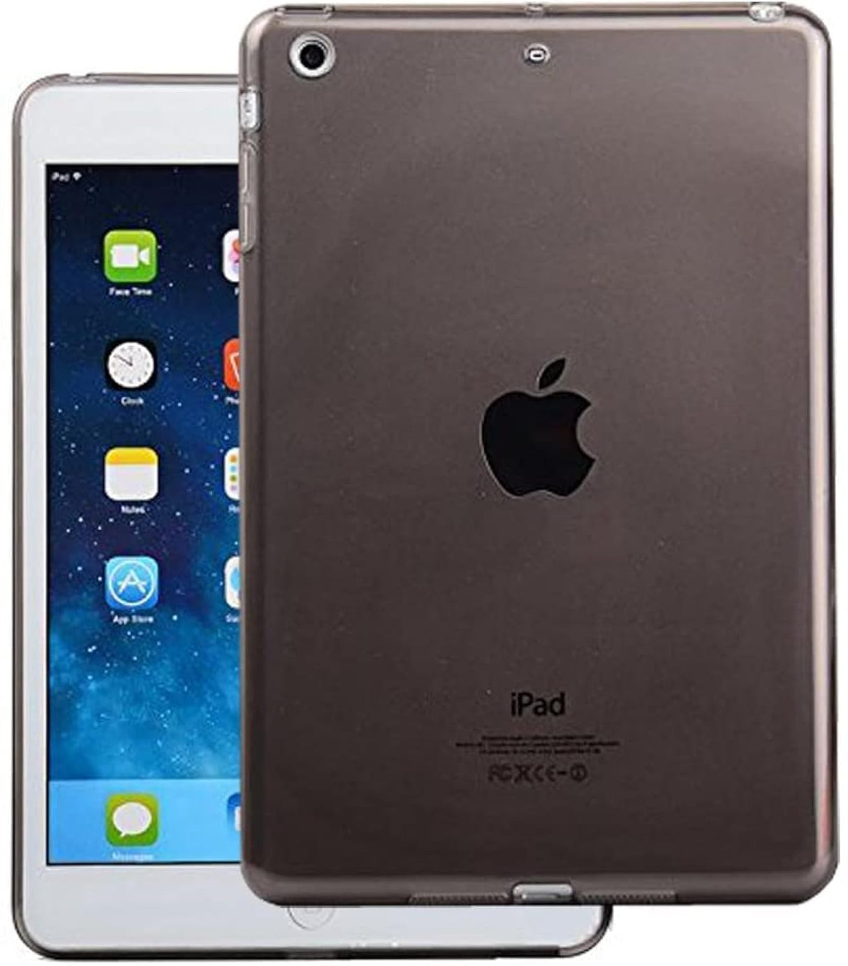 جراب Asgens iPad Pro 9.7 بوصة أسود شفاف، جراب سيليكون مرن ناعم من مادة TPU مقاوم للصدمات لجهاز الكمبيوتر اللوحي iPad Pro 9.7 بوصة موديل A1673 A1674 A1675 (2016)