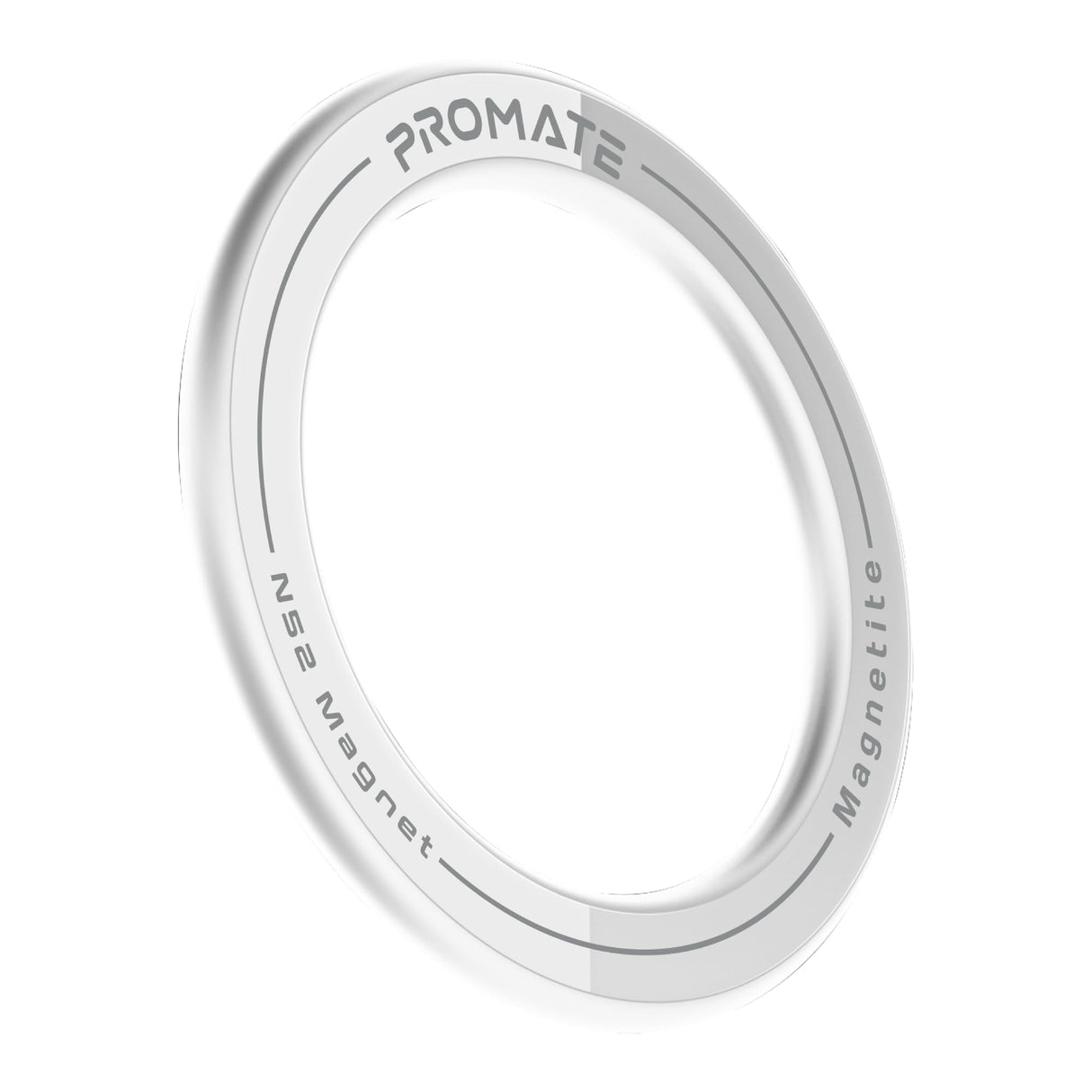 حامل MagSafe العالمي المتوافق مع حلقة مغناطيسية 360 درجة للتعديل المرن والتثبيت الآمن، لاصق مقاوم للحرارة، مواد متينة مقاومة للحريق وإزالة خالية من البقايا، أبيض مغناطيسي