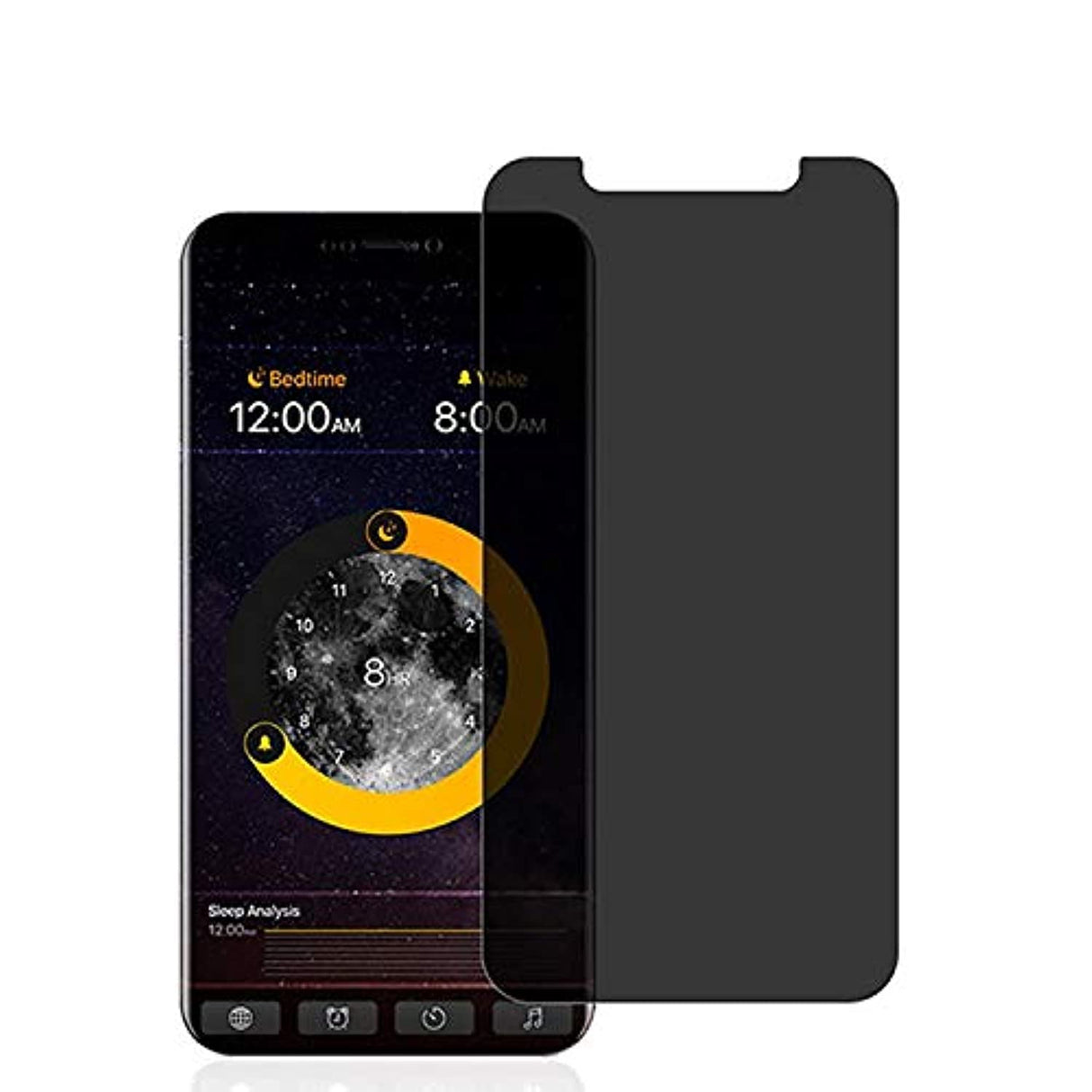 واقي شاشة AWH للخصوصية لجهاز iPhone 11، زجاج مقوى 5D مضاد للتجسس، مضاد للخدش، تغطية كاملة، مناسب للجراب