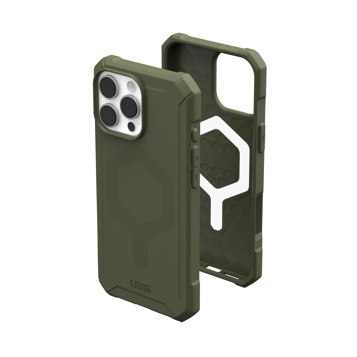 غطاء حماية UAG Essential Armor من Urban Armor Gear لجهاز iPhone 16 Pro Max [تم اختباره عند السقوط حتى 16 قدمًا] متوافق مع MagSafe - زيتوني داكن