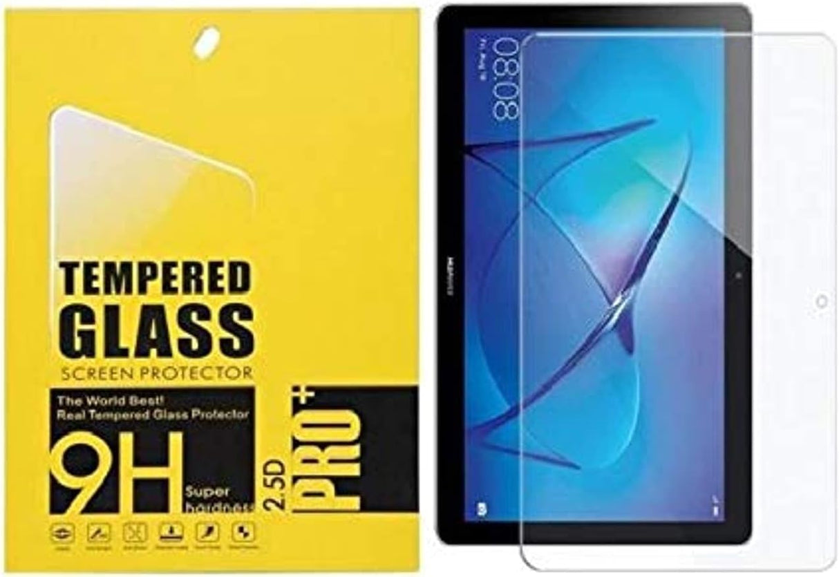 واقي شاشة من الزجاج المقوى لجهاز هواوي ميديا ​​باد T3 مقاس 10 بوصات شفاف3