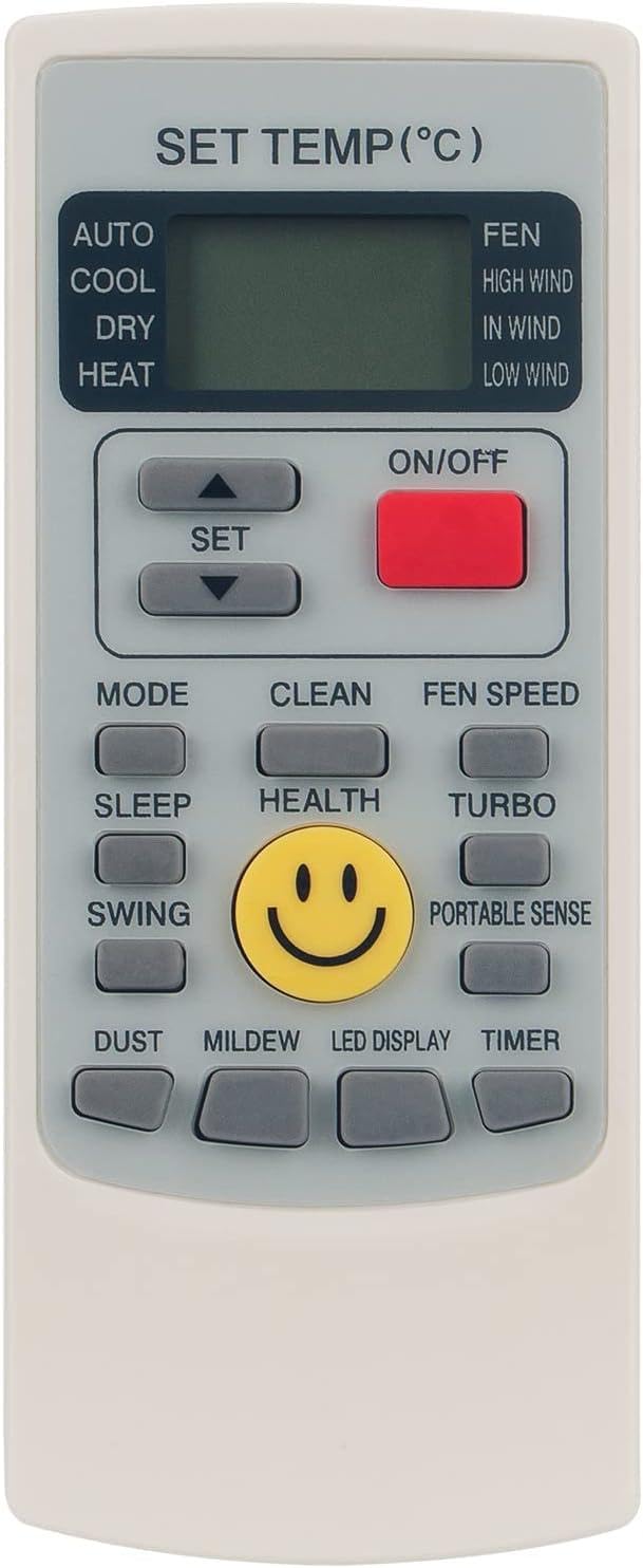 BURAQ Fascin YKR-H/009E استبدال جهاز التحكم عن بعد مناسب لتكييف الهواء AUX YKR-H/001E YKR-H/002E