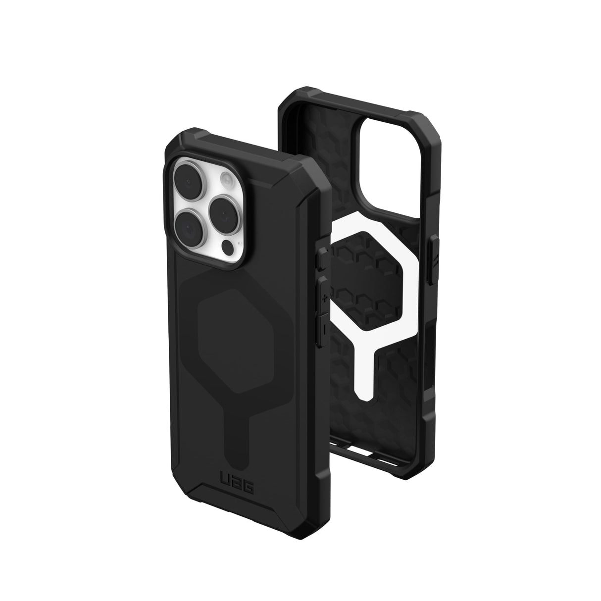 غطاء حماية UAG Essential Armor من Urban Armor Gear لجهاز iPhone 16 PRO [تم اختباره عند السقوط حتى 16 قدمًا] متوافق مع MagSafe - أسود
