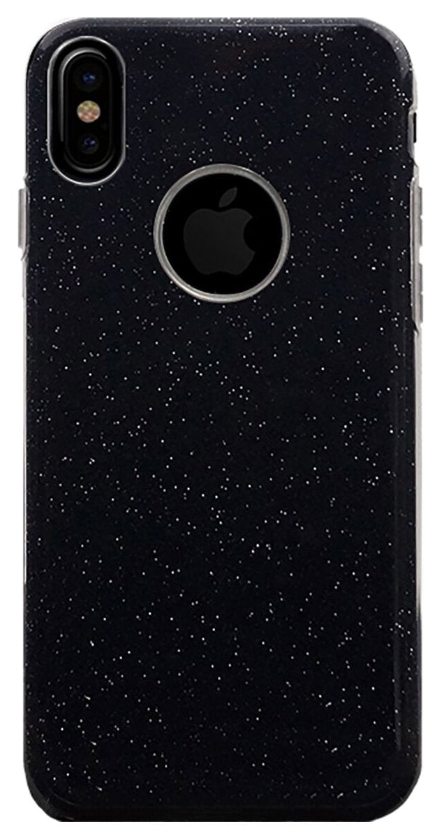 جراب لامع من aiino italian ideas Aiiphxcv-Glbk لهاتف Iphone X - أسود (عبوة من قطعة واحدة)