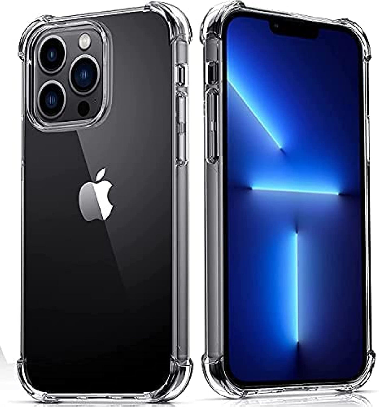 غطاء حماية TPU مع 4 زوايا ممتص للصدمات ومقاوم للصدمات لهاتف iPhone 12 Pro Max