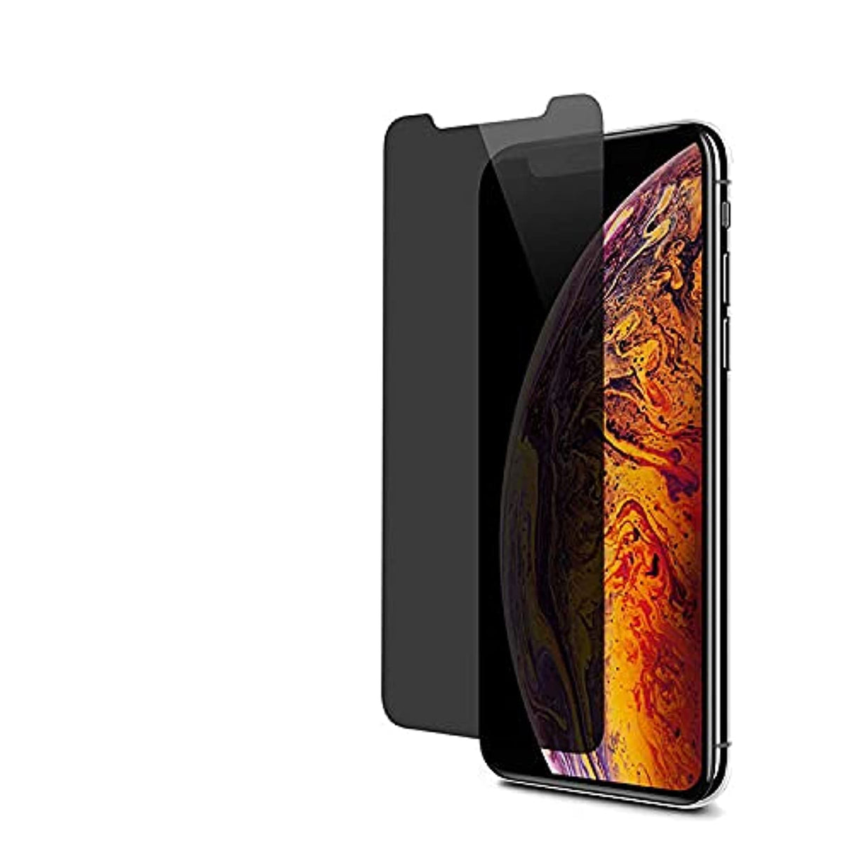 واقي شاشة AWH للخصوصية لهاتف iPhone XS Max، زجاج مقوى 5D مضاد للتجسس، مضاد للخدش، تغطية كاملة، مناسب للجراب