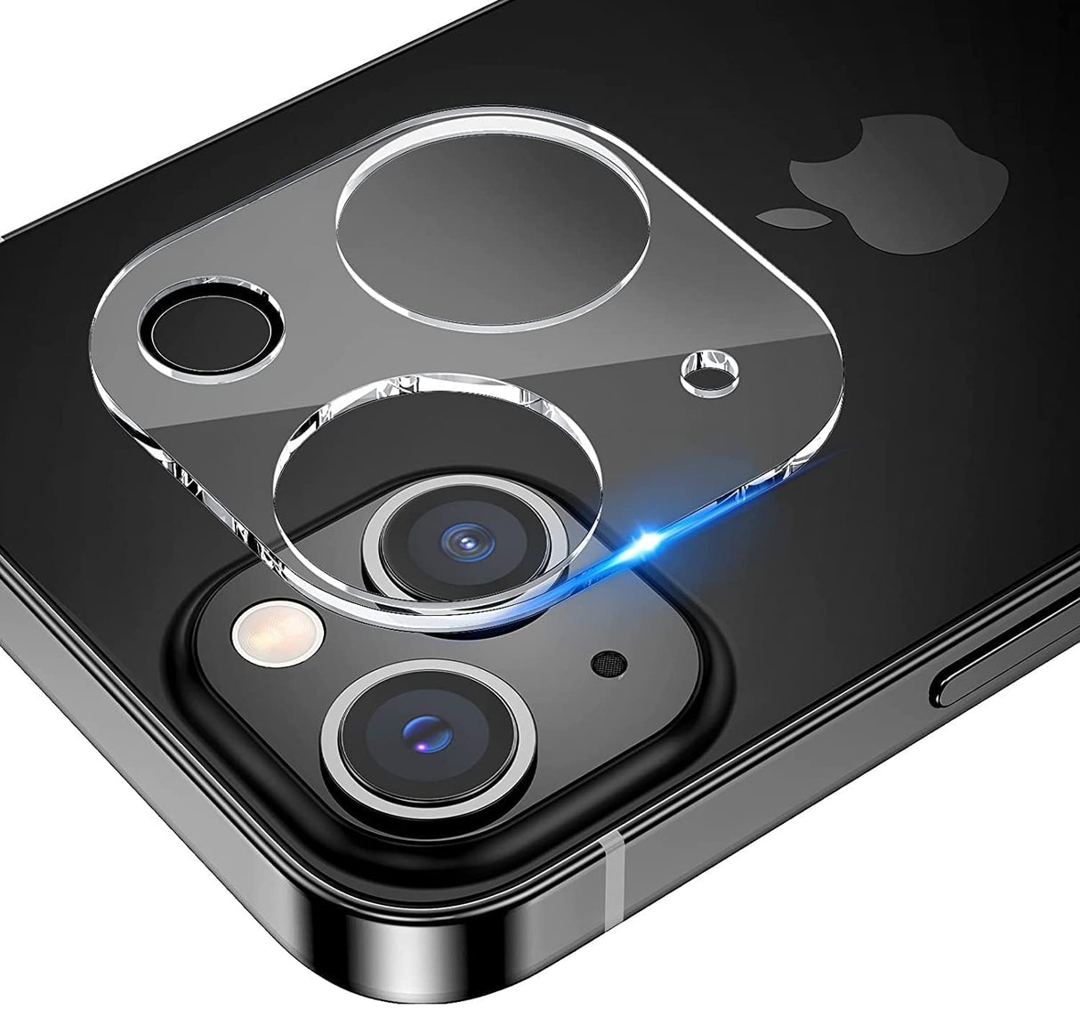 واقي عدسة الكاميرا Zege لهاتف iPhone 13/13 PRO/13 PRO MAX/13 MINI، مضاد للخدش، واقي شاشة من الزجاج المقوى فائق النحافة، سهل التركيب، مناسب للحافظات (IPHONE 13 MINI)