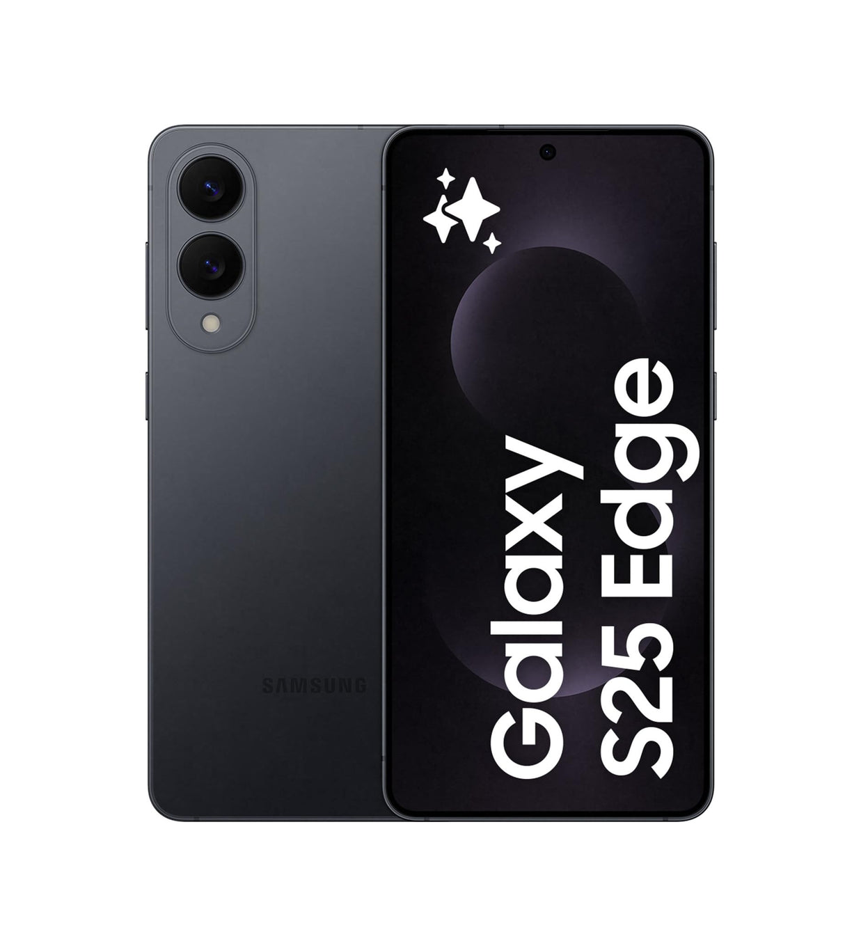 هاتف سامسونج جالاكسي إس 25 إيدج AI، سعة تخزين 256 جيجابايت، ذاكرة وصول عشوائي (RAM) 12 جيجابايت، لون أسود تيتانيوم، جالاكسي AI، هاتف ذكي يعمل بنظام أندرويد، كاميرا 200 ميجابكسل، عمر بطارية طويل (إصدار الإمارات العربية المتحدة)