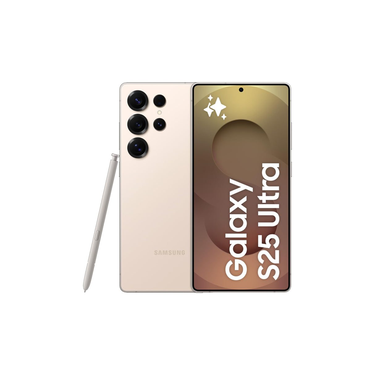 هاتف سامسونج جالاكسي إس 25 ألترا الذكي، سعة تخزين 512 جيجابايت، ذاكرة وصول عشوائي (RAM) 12 جيجابايت، لون تيتانيوم وردي ذهبي، هاتف ذكي يعمل بنظام أندرويد، كاميرا 200 ميجابكسل، قلم S Pen، عمر بطارية طويل (إصدار الإمارات العربية المتحدة)
