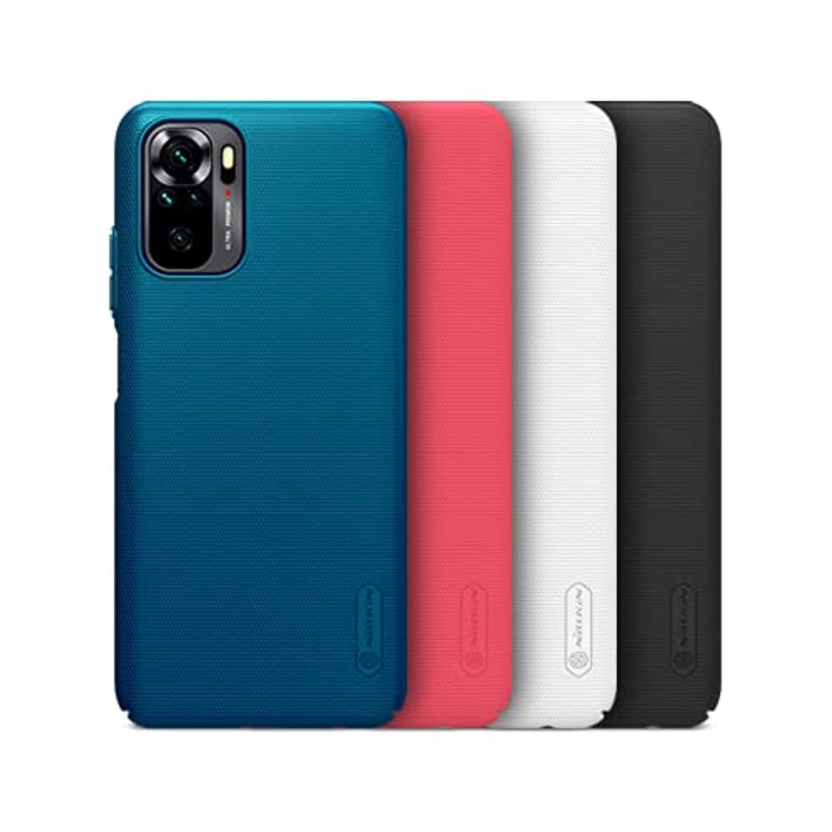 جراب ALSAFWAH لهاتف Redmi Note 10 (4G)، جراب Nillkin Super Frosted Shield الخلفي الصلب لهاتف Xiaomi Redmi Note 10 (4G) [[6.43", 2021] [لون أسود]