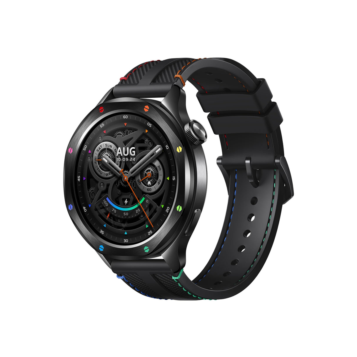 ساعة Xiaomi Watch S4 Rainbow | ساعة ذكية | شاشة AMOLED مقاس 1.43 بوصة، عمر بطارية طويل، مكالمات بلوتوث، تقليل الضوضاء، كشف متقدم عن الصحة، عمر بطارية يصل إلى 15 يومًا