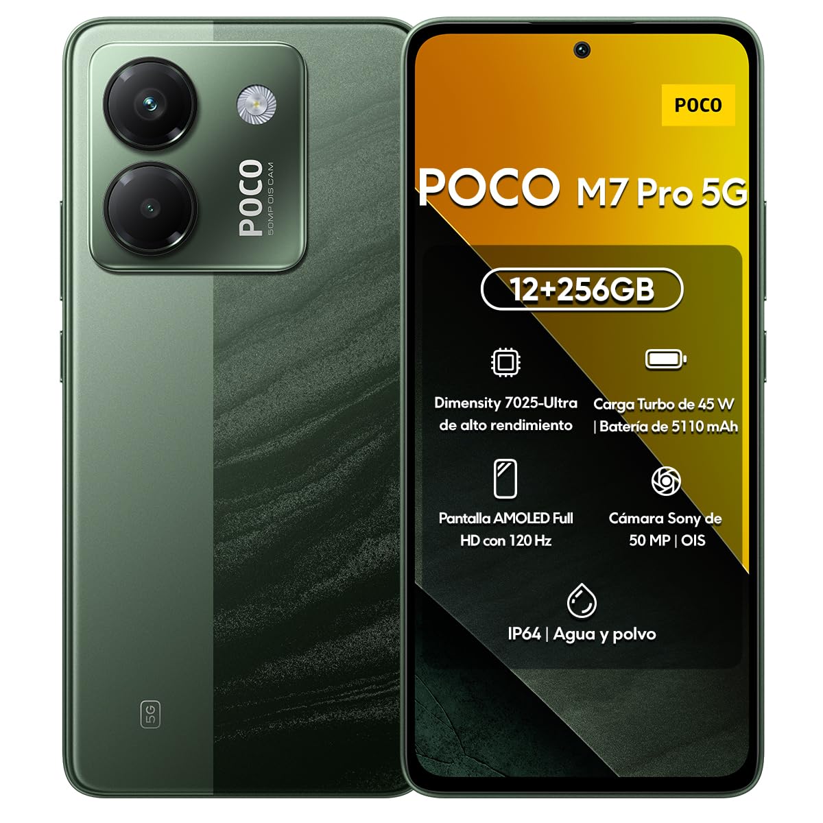 POCO M7 Pro 5G Green 12GB RAM 256GB ROM