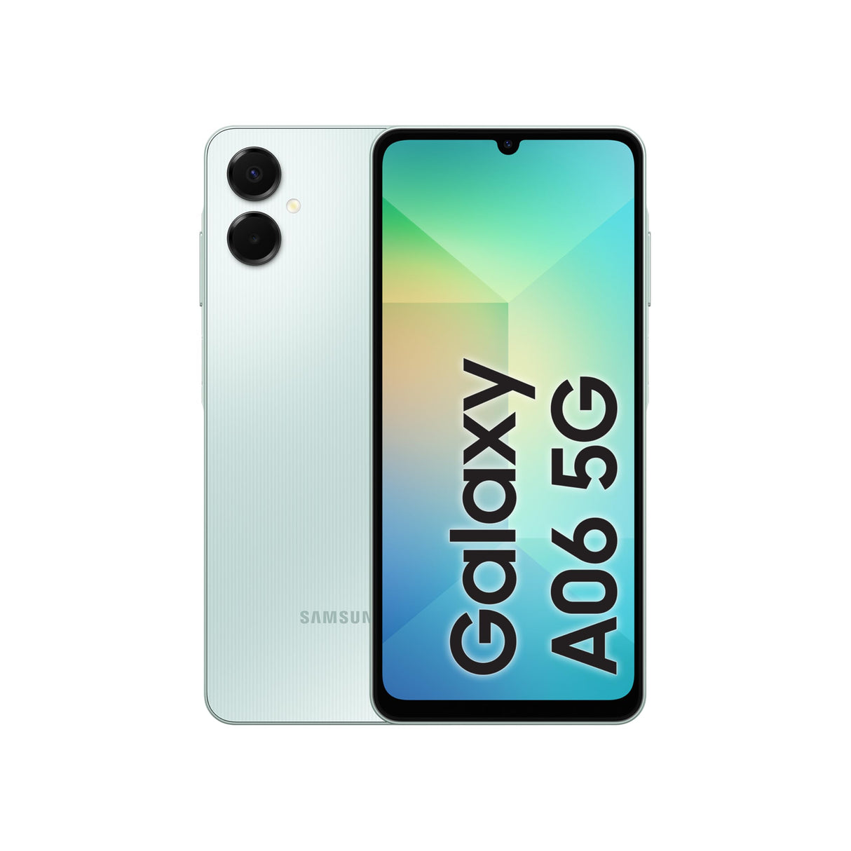 سامسونج جالاكسي A06 5G، هاتف ذكي يعمل بنظام أندرويد، ثنائي الشريحة، ذاكرة وصول عشوائي (RAM) سعة 4 جيجابايت، سعة تخزين 128 جيجابايت، لون أخضر فاتح (إصدار الإمارات العربية المتحدة)