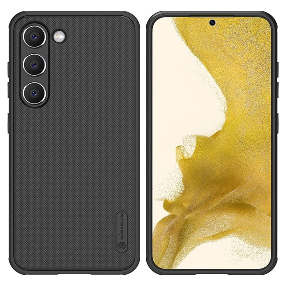 جراب AWH Nillkin Super Frosted Shield الصلب للهاتف مع حماية كاملة مصمم لهاتف Samsung Galaxy S23 جراب رفيع ورفيع من البولي كربونات الصلب (غطاء S23 Frosted)