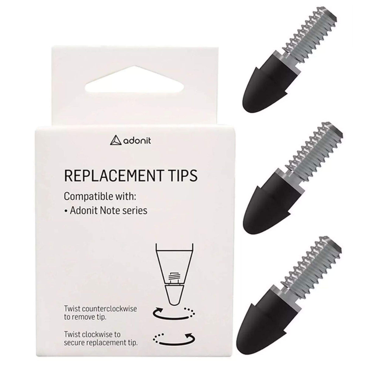 أطراف قلم بديلة من adonit لسلسلة Note