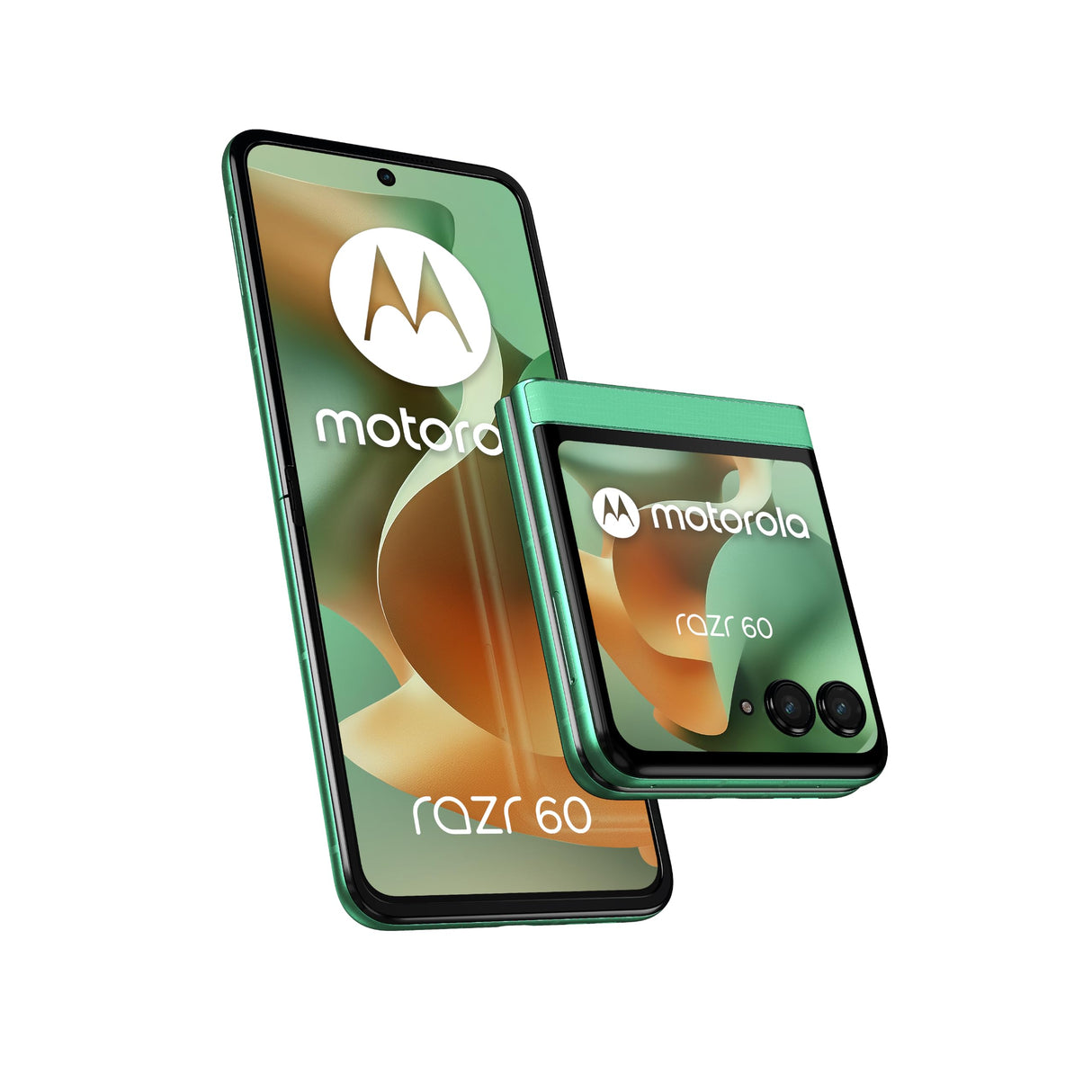 موتورولا رازر 60 5G، ذاكرة وصول عشوائي 8 جيجابايت، ذاكرة تخزين داخلية 256 جيجابايت، معالج ميدياتك دايمنسيتي 7400X، شاشة 6.9 بوصة + 3.6 بوصة، لون بانتون سبرينغ باد (أخضر)، مع هدايا مجانية