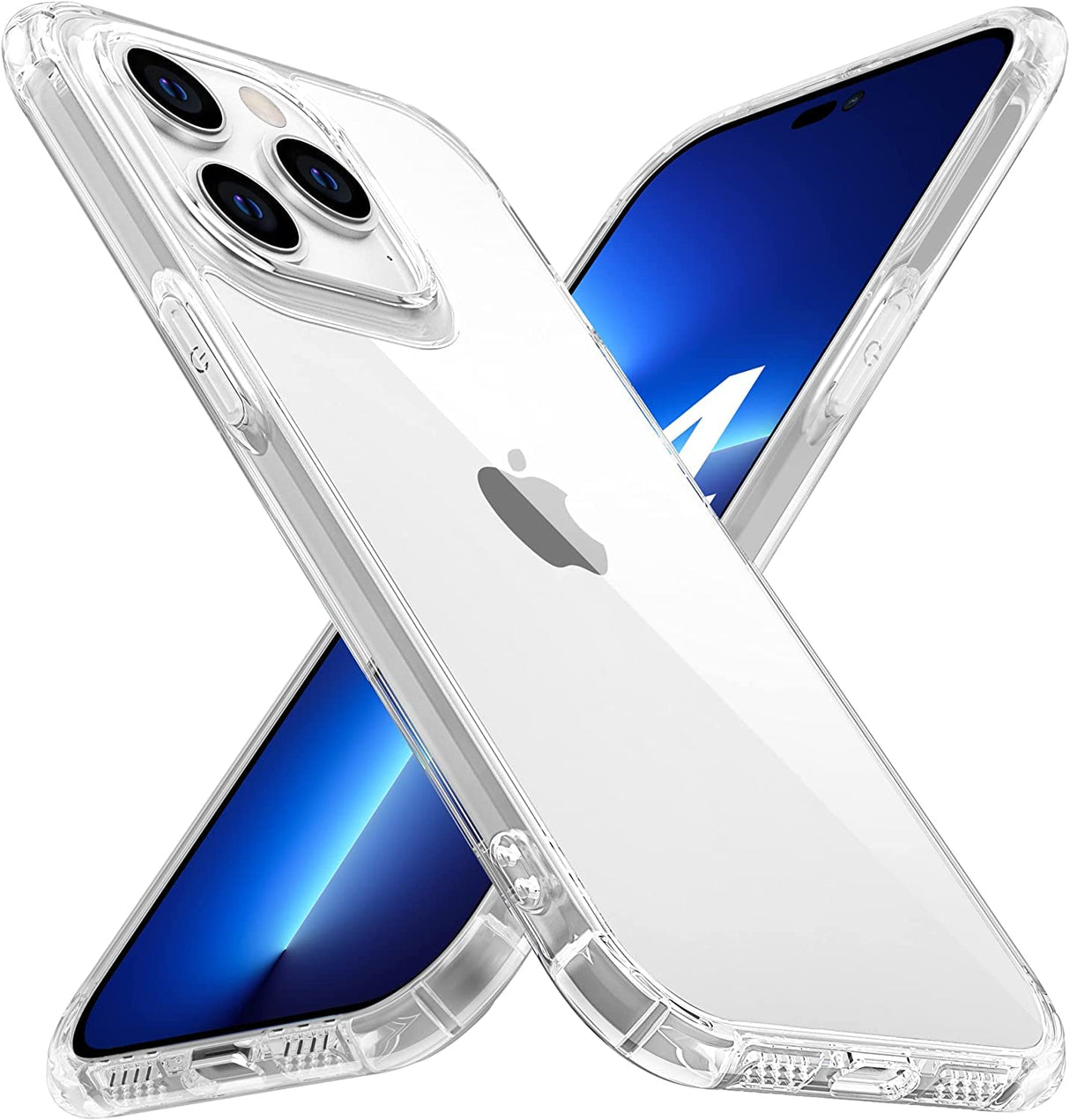 جراب AWH متوافق مع iPhone 14 Pro Max، جراب مقاوم للصدمات غير مصفر لهاتف iPhone 14 Pro Max مع غطاء نحيف واقٍ لهاتف iPhone 14 Pro Max (شفاف)