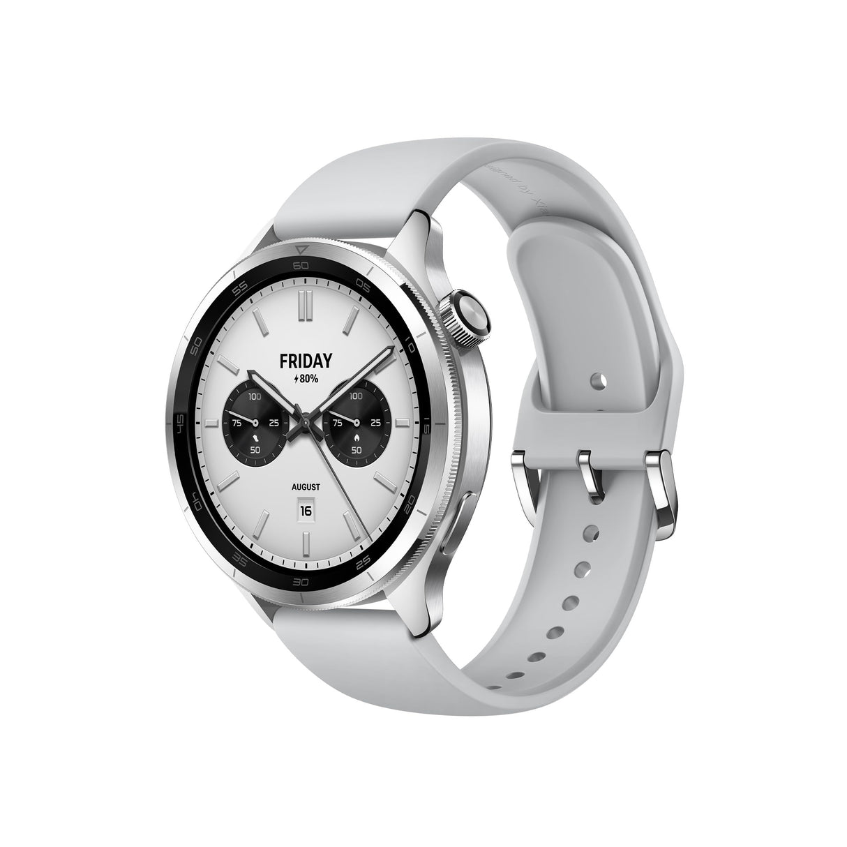 ساعة شاومي S4 فضية | ساعة ذكية | شاشة AMOLED مقاس 1.43 بوصة، عمر بطارية طويل، مكالمات بلوتوث، تقليل الضوضاء، كشف متقدم عن الصحة، عمر بطارية يصل إلى 15 يومًا