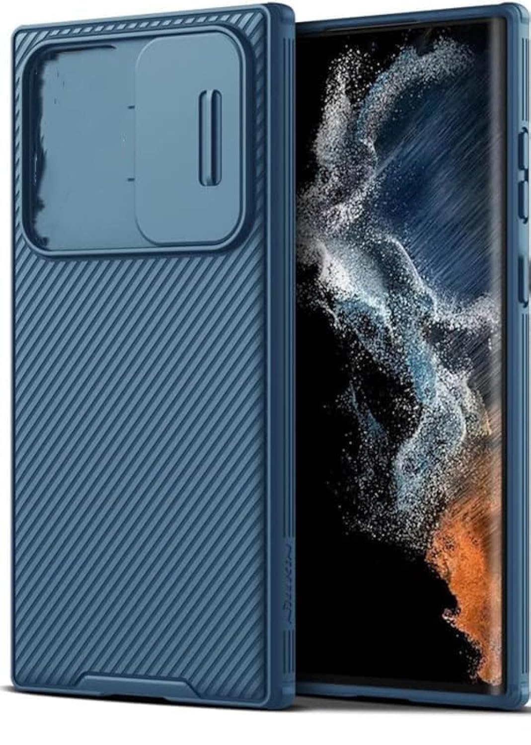 غطاء AWH لهاتف Samsung Note 4 (غير مخصص لسلسلة S23)، غطاء Note 4، غطاء هاتف نحيف ومتين لهاتف Samsung Galaxy Note 4 (Note 4، أزرق)