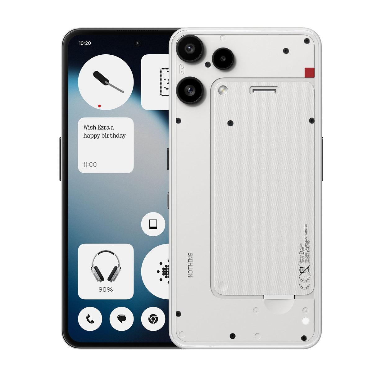 Nothing Phone (3a) Lite 5G / 8 GB /128 GB/6.77"AMOLED flexible LTPS 50 MP Camera/5000mAh/White