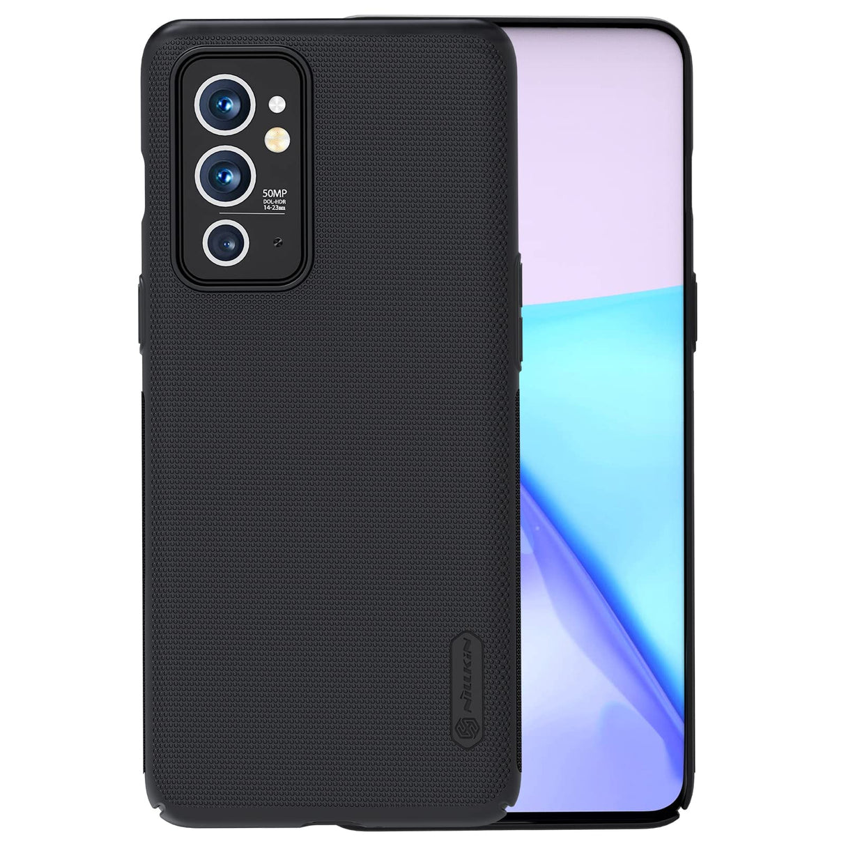 جراب AWH لهاتف One Plus 9RT OnePlus 9 RT (1+9) RT (6.62 بوصة) غطاء خلفي صلب فائق التجمد من مادة البولي كربونات باللون الأسود